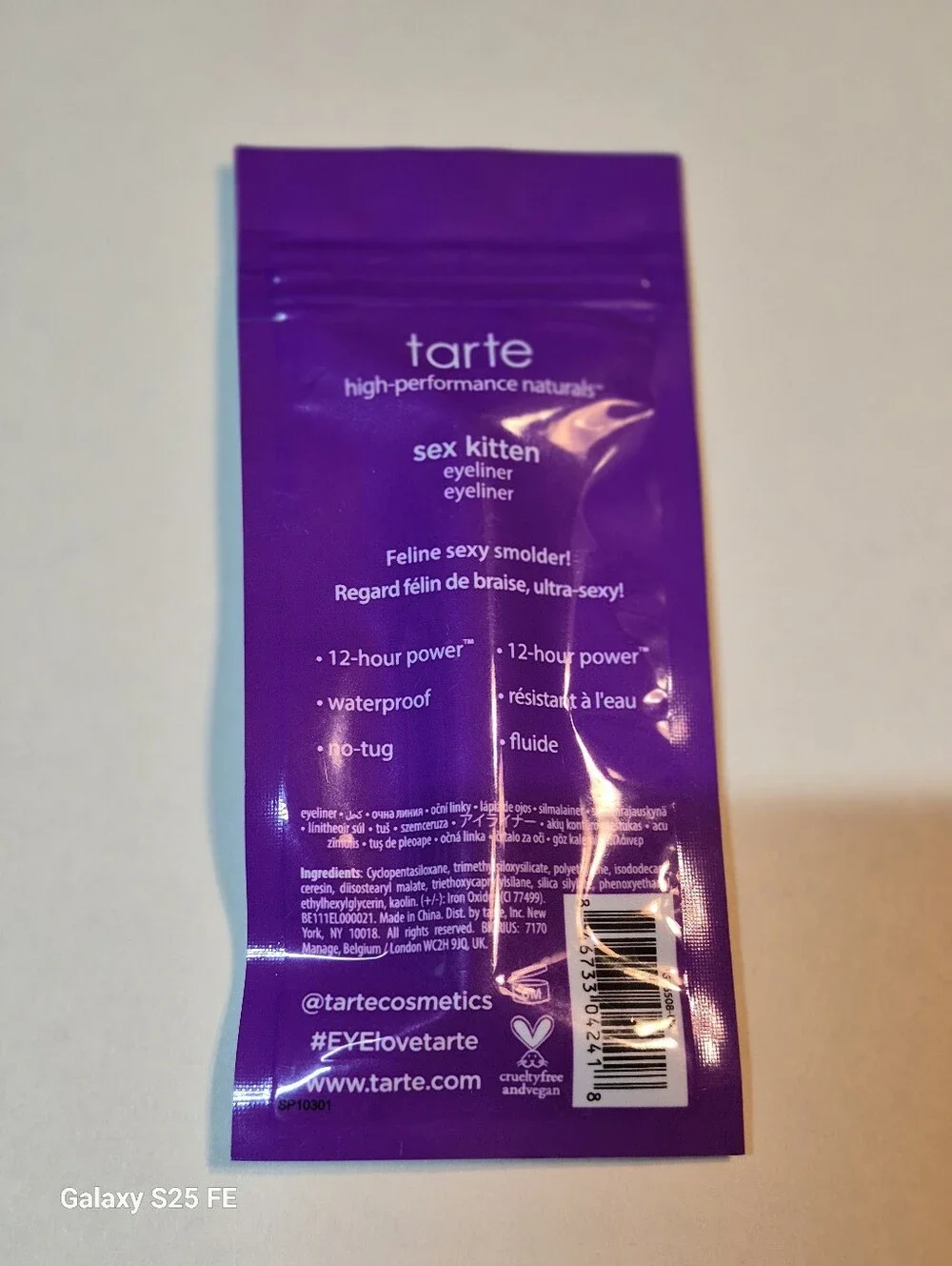 Tarte Sex Kitten Eyeliner: Black, .0035oz (Mini), NIB *See Note in Description